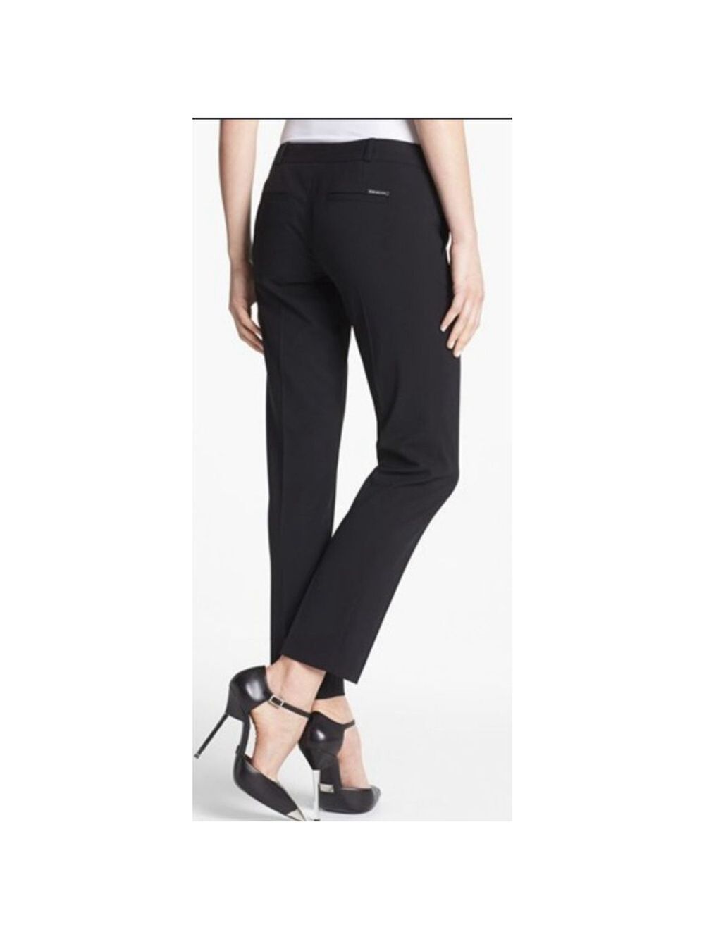 Women's Michael Kors Miranda Black Trousers Size 8
